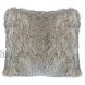 Celebrity Home Decorative Two Super Soft Luxury Shimmery Metallic Throw Pillow Covers Perfect for Couch or Bed 19”x19” Silver