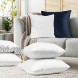Clara Clark Throw Pillows Premium Couch Pillow Inserts for Decorative Pillows 16x16 Pillow Inserts 4 Pk