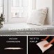 EDOW Throw Pillow Insert Set of 2 Down Alternative Polyester Square Form Decorative Pillow Cushion,Sham Stuffer. White 18x18