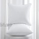 FavriQ 18 x 18 Throw Pillow Inserts with 100% Cotton Cover Square Cushions for Chair Bed Couch Car Down Alternative Pillow Form Sham Stuffer Decorative Pillow Insert White Sofa Pillow