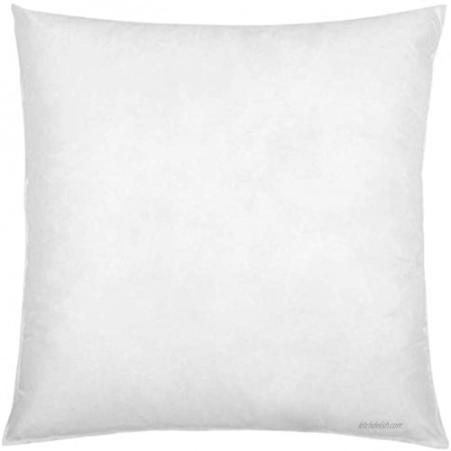 IZO All Supply Square Sham Stuffer Throw Pillow Insert White 18 by 18 Inches