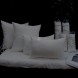 JOJOGOGO 12x20 Lumbar Pillow Insert Outdoor Waterproof Set of 2 Rectangle Pillow Forms 12 x 20 Hypoallergenic Premium Couch Cushion Stuffer for Patio Furniture