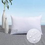 MIULEE Outdoor Pillow Insert Waterproof 12x20 Throw Pillow Insert Premium Hypoallergenic Pillow Stuffer Sham Rectangle for Patio Furniture