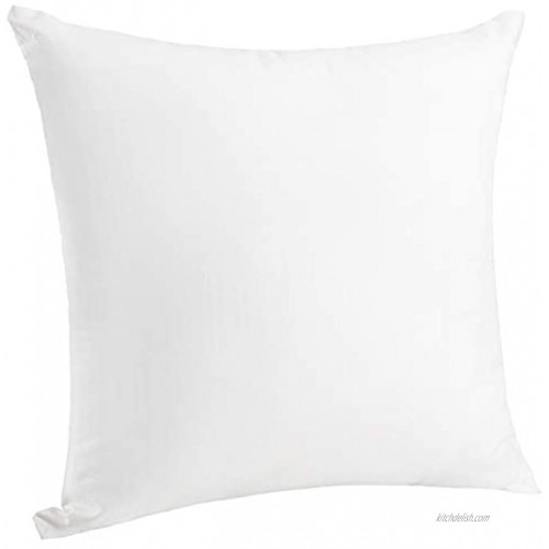 Pillow Insert 26x26|Inserts for Pillow Covers|Throw Pillow Inserts|Cushion Insert|Bed and Couch Pillows| Indoor Decorative Pillows|Lightweight Poly Cotton Insert| Sham Stuffer|Square Form