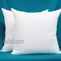 Set of 2 Cotton Fabric Pillow Inserts Filled with Down and Feather Decorative Throw Pillows Inserts