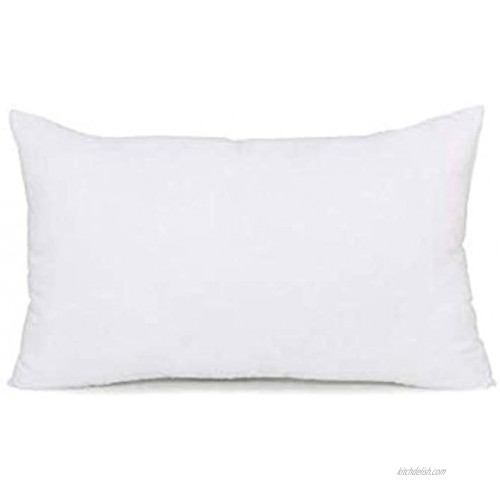 Throw Pillow Inserts IZO Home Goods Outdoor Water Resistant Polyester 12 x 20