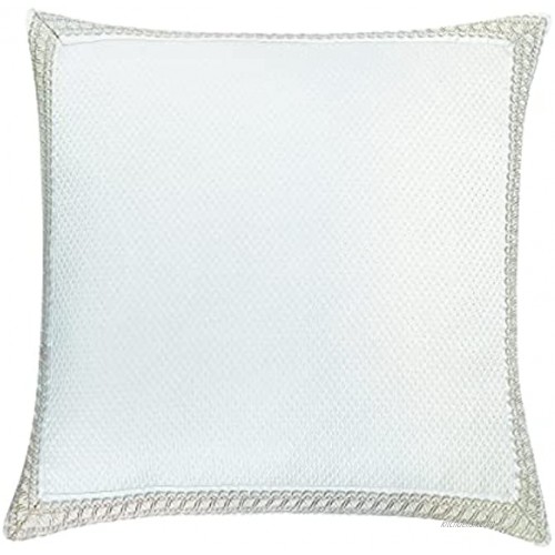 WATERFORD Belline Euro Sham Cover 26x26 Silver