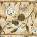 Brumlow Mills Butterfly Floral Area Rug for Kitchen Dining Living Room Bedroom Doorway Mat or Home Accent Carpet 20 x 34 Topaz
