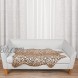 Leopard Print Rug Faux Fur Cheetah Rug Western Decor Area Carpet Animal Skin mat for Bedroom Living Room Non-Slip 3.6ft x 2.4ft