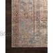 Loloi Loren Collection Vintage Printed Persian Area Rug 2'-6 x 7'-6 Runner Terracotta Sky