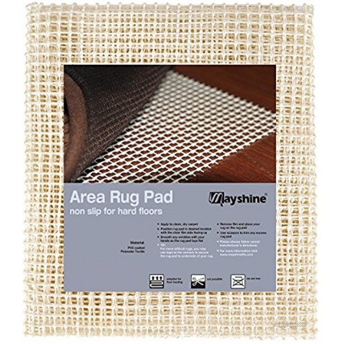 MAYSHINE Area Rug Gripper Pad 4x6 Feet for Hard Floors Provides Protection and Cushion for Area Rugs and Floors