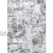 nuLOOM Dali Machine Washable Modern Abstract Area Rug 5' x 8' Grey