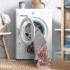 nuLOOM Dali Machine Washable Modern Abstract Area Rug 5' x 8' Grey