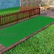 Ottomanson Evergreen Artificial Turf Area Rug 2'7 x 9'10 Green