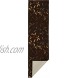 Ottomanson OTH2068-3X10 Ottohome Runner Rug 2'7 X 10'0 Chocolate Leaves