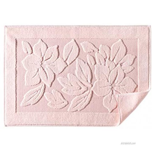 Bath Rug Bathroom Floor Mats Washable Bathtub Shower Sink Floor Towels 100% Turkish Cotton Bath Mat Foot Towels Cream Light Pink Lighte Brown 1 Light Pink