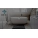 DEXI Bathroom Rug Mat Extra Soft Absorbent Premium Bath Rug Non-Slip Comfortable Bath Mat Carpet for Tub Shower Bath Room Machine Wash Dry 16x24 Navy