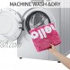 Fancy Soft Water Absorbent Bathroom Rug Shag Microfiber Shower Bath Rug Washable Pink Purple Plush Bath Mat 19.6 x 27.5 Pink