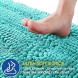 Hakuna Extra Soft Teal Bathroom Rugs and Mats Set 2 Pieces Bathroom Rug Set Turquoise Thick Chenille Bath Rugs Non Slip Absorbent Plush Shaggy Bath Mats for Bathroom Machine Washable