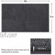 ITSOFT Non Slip Shaggy Chenille Bath Mat for Bathroom Rug Water Absorbent Carpet 34 x 21 Inches Charcoal Gray