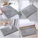 JEEDOVIA Bathroom Rug Mat 17 x 24 Luxury Chenille Non-Slip Bath Rugs Mat Extra Soft and Absorbent Shaggy Rugs Machine Wash Dry Perfect Plush Carpet Mats for Tub Shower and Bath Room