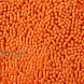 Lavish Home FBA_67-18-O Memory Foam Shag Bath Mat Orange