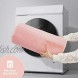 ROSMARUS Memory Foam Bath Rug Non Slip Absorbent Bathroom Rugs with PVC Backing Ultra Soft Bath Room Floor Mat Kitchen Runner Restroom Living Room Carpet,17”x 24”,Pink