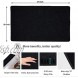 Secura Housewares Soft Microfiber Bathroom Rugs 47 x 28 Inches Non Slip Bath Mat for Door Bathroom & Kitchen with Water Absorbent Machine Washable Black