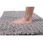 Yimobra Original Luxury Chenille Bath Rug Mat 31.5 x 19.8 Inches Soft Shaggy Bathroom Rugs Large Size Super Absorbent and Thick Non-Slip Machine Washable Bath Mats for Bathroom Gray