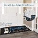 Carvapet Laundry Room Decorative Printed Runner Rug 20x59 Black & Blue