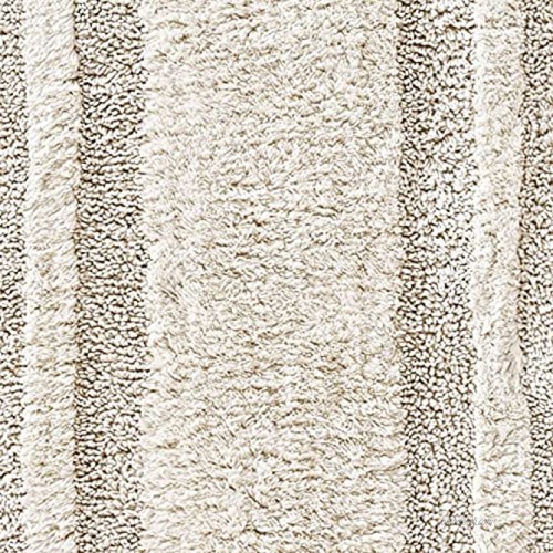 Eddie Bauer Home | Logan Collection | 100% Cotton Ultra-Soft Rugs Tufted Fabric for Durability and Easy Care 60 x 22 Light Grey
