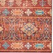 Linon Home Decor Products The Anywhere Washable Rug Joelle Red & Ivory 2' X 8' Runner Rug