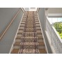 Marash Luxury Collection 25' Stair Runner Rugs Stair Carpet Runner with 336,000 Points of Fabric per Square Meter Sarouk Ivory