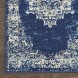 Nourison Grafix Traditional Distressed Navy Blue Area Rug Runner 2'3 x 10' 2'3X10'