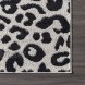 nuLOOM Print Leopard Area Rug 3' x 5' Dark Grey