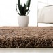 SAFAVIEH Laguna Shag Collection SGL303D Solid Non-Shedding Living Room Bedroom Dining Room Entryway Plush 2-inch Thick Runner 2'3 x 8'  Taupe