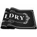 USTIDE Black Laundry Room Rugs Runner Nonslip Nature Rubber Rugs for Laundry Room 20x48 Inch Farmhouse Laundry Mat Kitchen Rugs