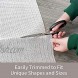 EARTHALL Non-Slip Area Rug Pad Gripper 2x4.3 Feet Extra Thick Pad for Hard Surface Floors Keep Your Rugs Safe and in Place Provides Protection and Cushion for Area Rugs and Floors