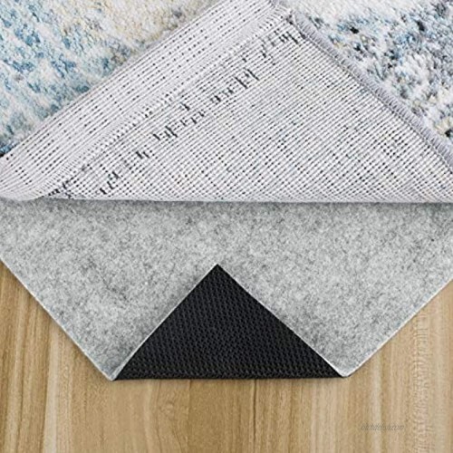 MAYSHINE 2' x 3' 1 4’’ Thick Basics Felt + Rubber Non Slip Rug Pad,Safe for All Floors and Finishes,Keep Safe and in Place for Area Rugs Softens Carpet and Prevents Slipping