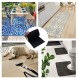 No Slip Rug Grip Anti Curling Reusable Non-Trace Removable Adhesive Rug Grippers Rug Pads for Hardwood Floors Tile Floors Carpet and Floor Mat. Value Pack 24 Pairs