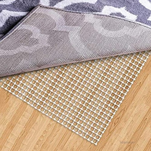 sleek relief Non-Slip Area Rug Lock Grip for Hard Floors- Keep Rug in Place-Pads Available in Many Sizes Provides Protection and Cushion Padding for Area Rugs and Hardwood Floors4x7