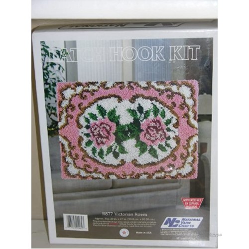 Victorian Roses Latch Hook Kit R877 20 x 27