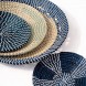 Artera Wicker Wall Basket Decor Set of 4 Oversized Hanging Natural Woven Seagrass Flat Baskets Round Boho Wall Basket Decor for Living Room or Bedroom Unique Wall Art Set of 4- Style 1