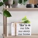 Coffee Table Books This Is Us Kitchen Decorative White Books Set Our Life Our Story Our Home Book Stack with Twine Greenery Farmhouse Wooden Books This Is Us Tiered Tray Decor Rustic Home Decoration