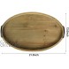 Gurfuy Wooden Decorative Tray Rustic Wood Tray Serving Tray Vintage Wooden Trays Decorative Wood Trays Wooden Serving Trays Farmhouse Wood Trays for Breakfast Coffee Table Tray Oval-L