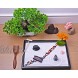 Japanese Zen Garden Kit Mini Garden with Rock Bridge PagodaMaple Trees Agate Stones Meditation Gift Set for Relaxation Home & Office Desk Decor with Rake Tools and Zen Accessories