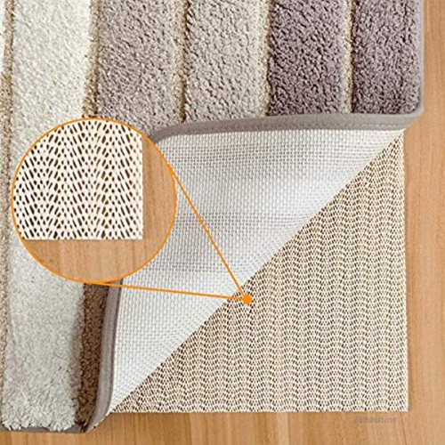Aurrako Non Slip Rug Pads for Hardwood Floors,6x9 Anti Slip Rug Grippers for Vinyl Tile Floors with Area Rugs,Carpeted and Runner Non Adhesive Carpet Liner Open Wave