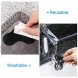 DSLONG 20Pcs Anti-Slip Rug Grippers Anti Curling Reusable Carpet Mat Washable Carpet Gripper Keep Your Rug in Place & Make Corner Flat