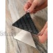 HOME-X Non-Slip Rug Grip Holder Pad Stickers Floor Mat Corner and Edge Attachment Accessory