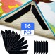 JOBOSO Rug Gripper Non-Slip Rug Pad Gripper Keep The Carpet in Place and Anti Curling Rug Pad 16 PCS Trapezoid Black
